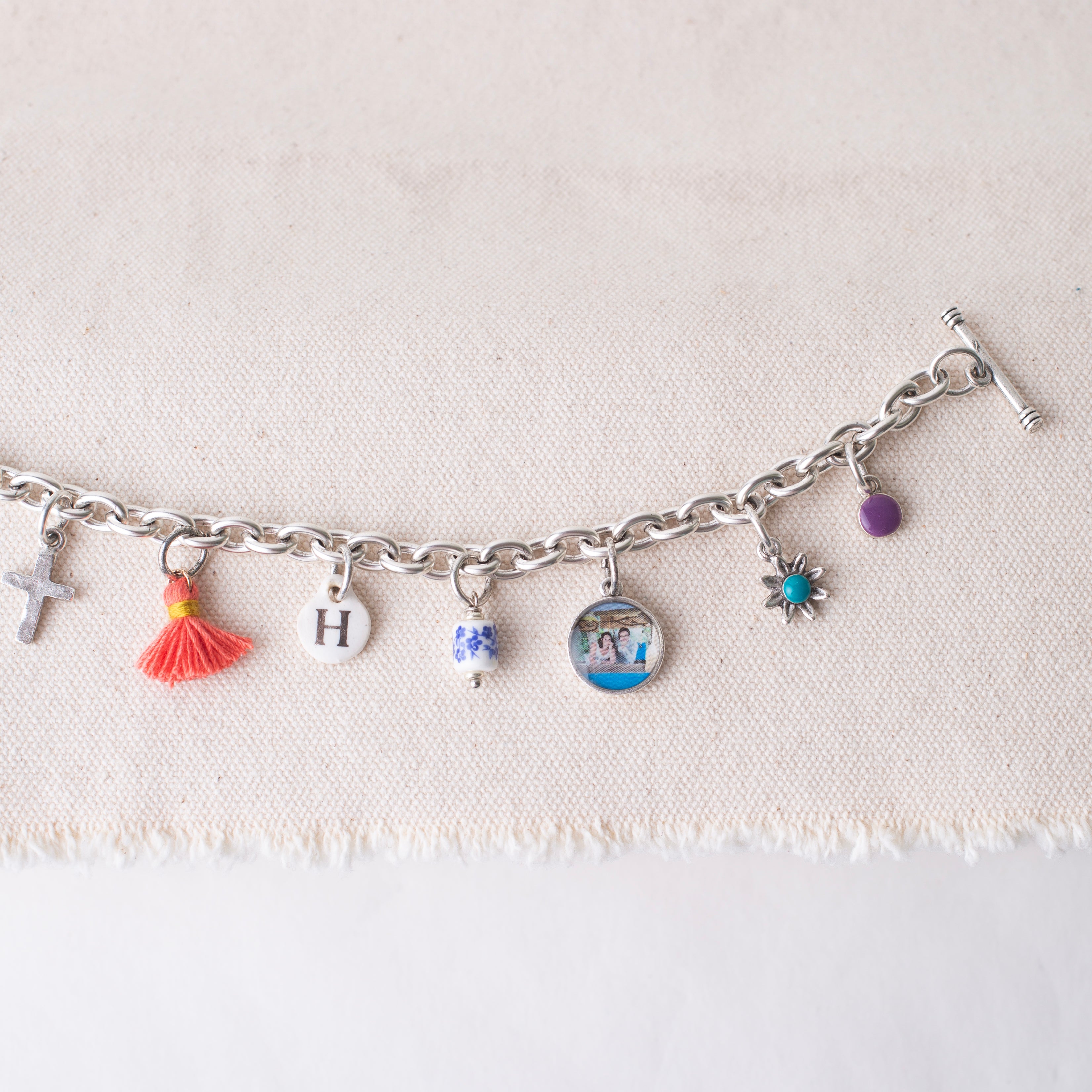 Custom Circle Photo Charms