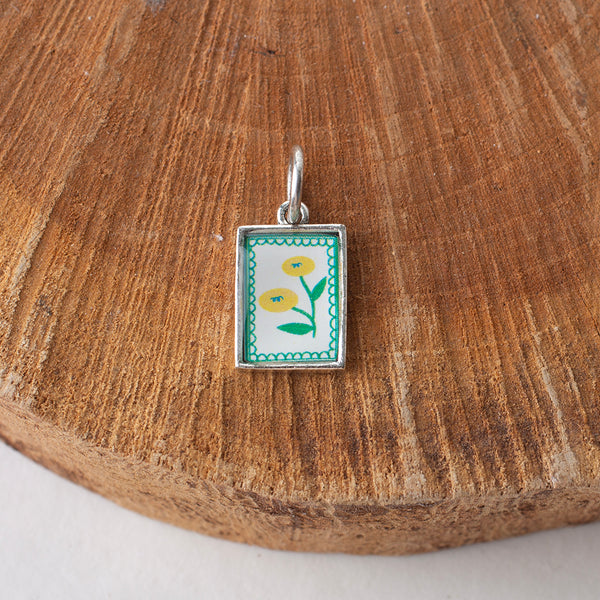 Dandelion Kiss Pendant Charm