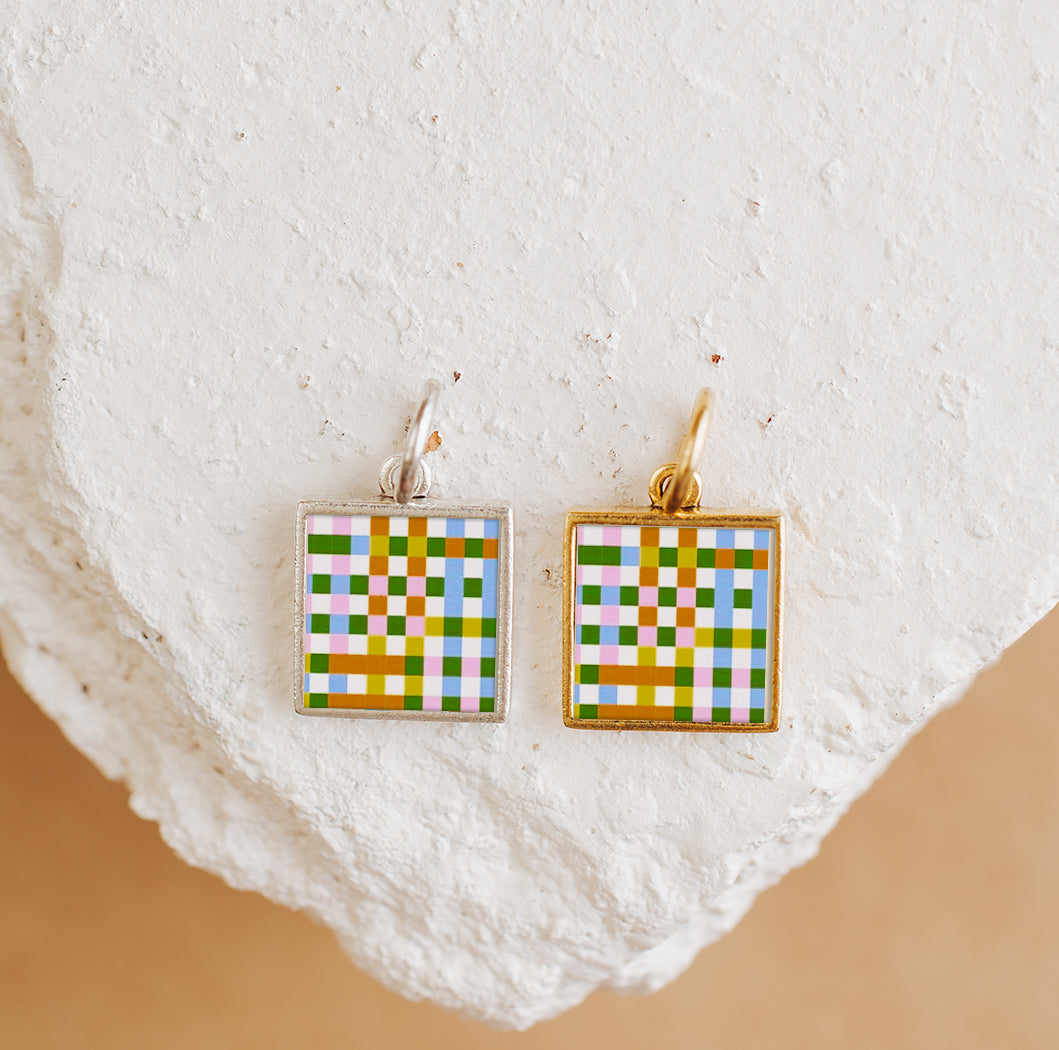 Rainbow Check Charm – Bel Kai