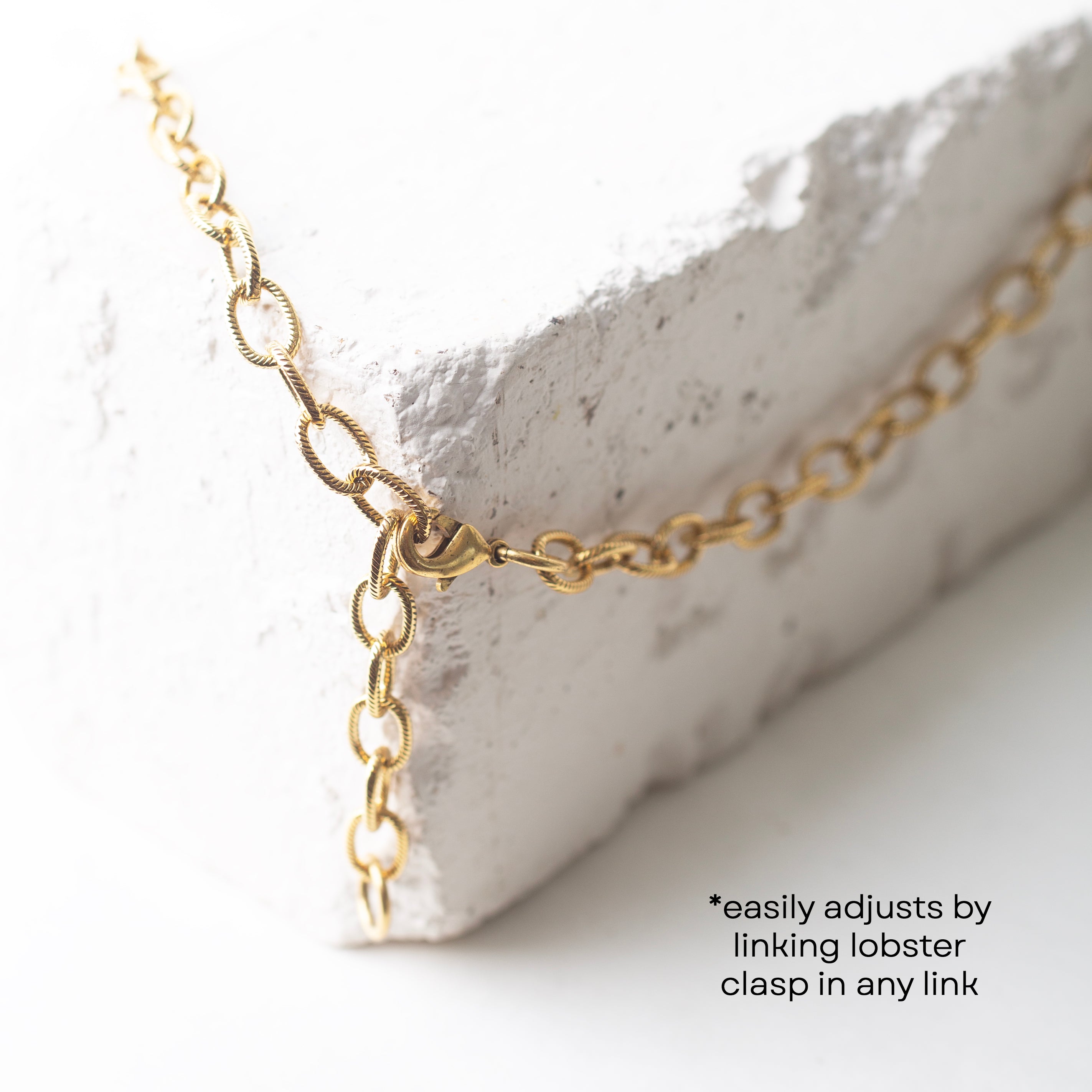 Chunky Textured Necklace Chain Prepack