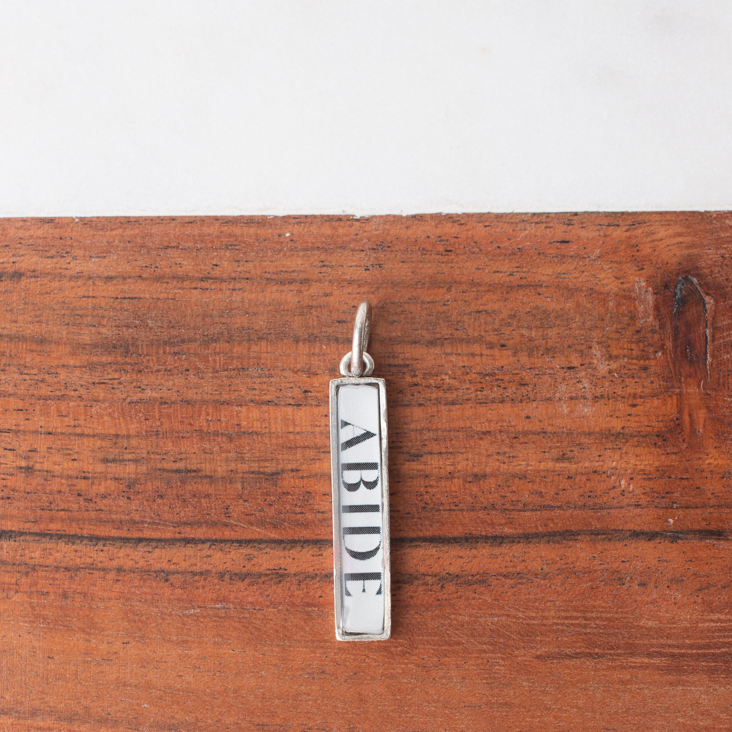 Abide Framed Pendant Charm