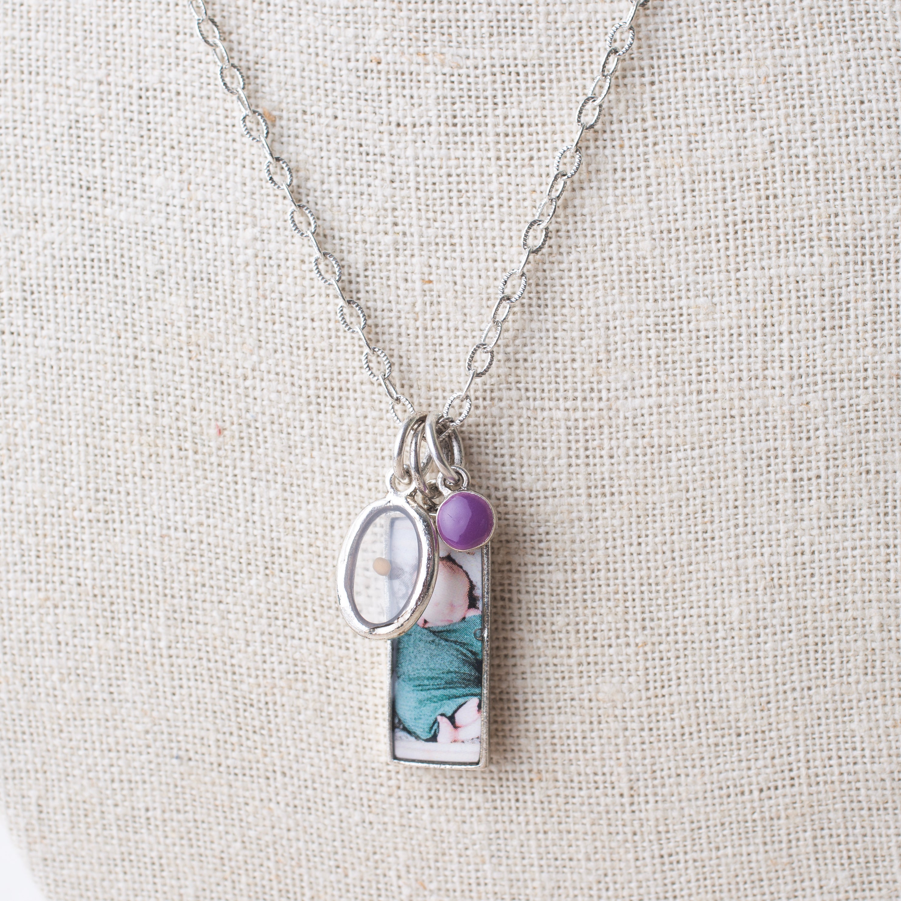 Custom Rectangle Photo Charms