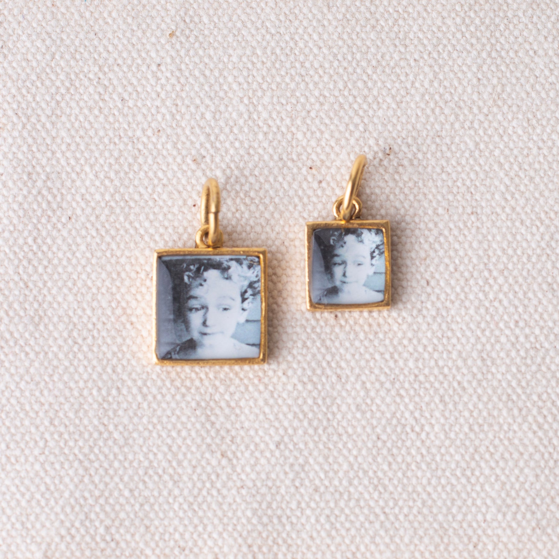 Custom Square Photo Charms