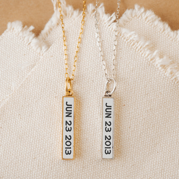 Personalized Framed Necklace